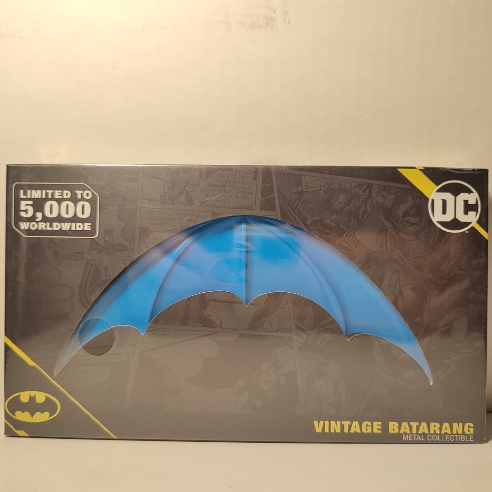 Batman Limited Edition Batarang Official DC Comics Collectible Figurine